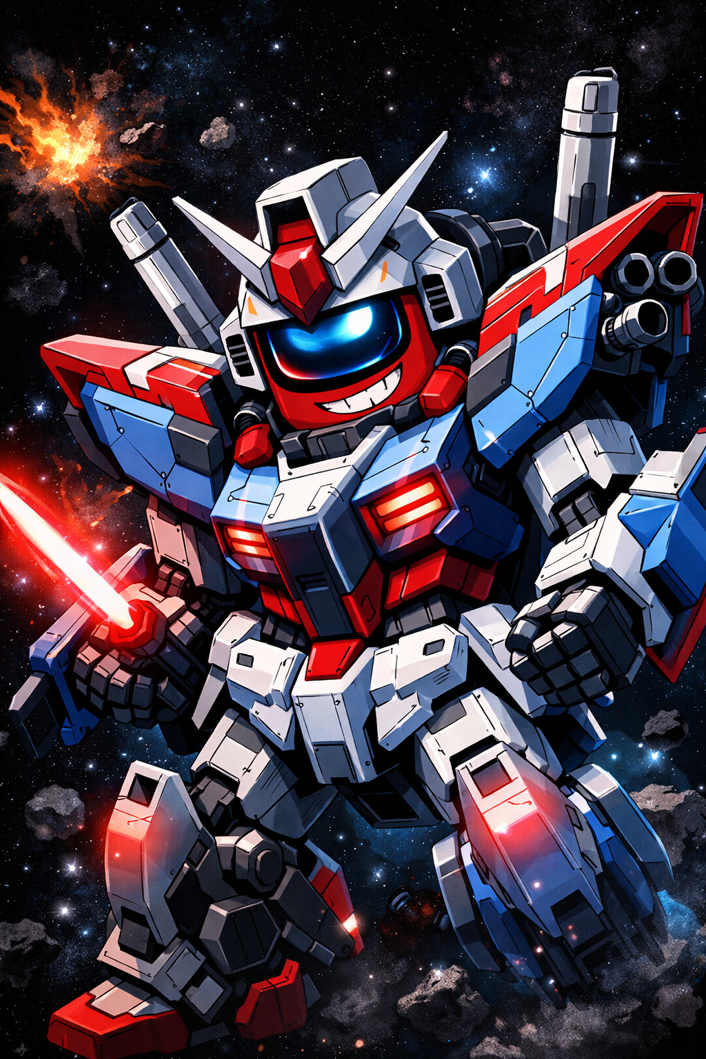 Among Us Gundam Fusion